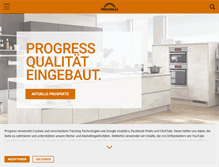 Tablet Screenshot of progress-hausgeraete.de